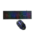 Jedel Gaming Wired colourful backlit RGB keyboard and mouse Beautiful lighting effect. 