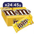 M&M’S Peanut's Chocolate 45g x 24 Bulk Box. 