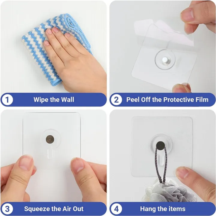 Wall%20Hangers%20Without%20Nails%2050%20Packs%20Adhesive%20Wall%20Hooks%20Picture%20Hangers%20for%20Living%20Room%20-%20Image%204