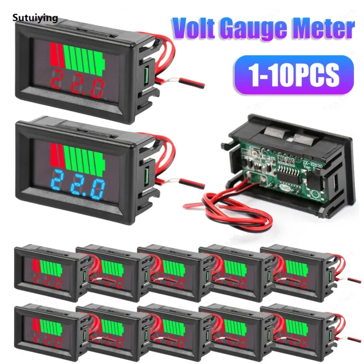 Sutuiying Car Battery Charge Level Indicator Lithium Battery Capacity ...