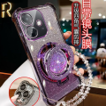 Phone cover OPPO A5 Pro Back case with Liquid Glitter Quicksand hourglass Stand Holder Luxury Shiny Gradient Plating Girls Slim For OPPO A5 Pro 5G Phone cases. 