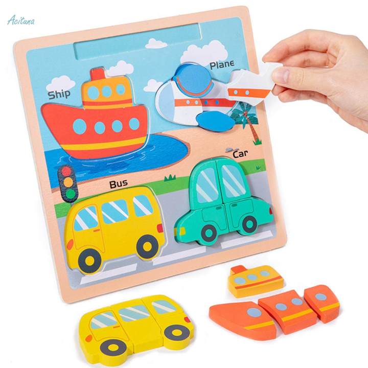 Wooden%20Puzzle%20Drawing%20Board%20Development%20Toy%20Shape%20Matching%20for%201%202%203%20Years%20Old%20Boys%20Girl%20Kids%20-%20Image%202
