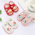 Summer Open Toed Girls' Shouting Sandals1-2Baby Girl's Ringing Toddler Shoes8Soft-Soled Baby Shoes Months12. 