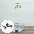 USB Floating Tap Water Fountain Gift Invisible Flowing Spout Watering Can Fountain for Ponds Outdoor. 