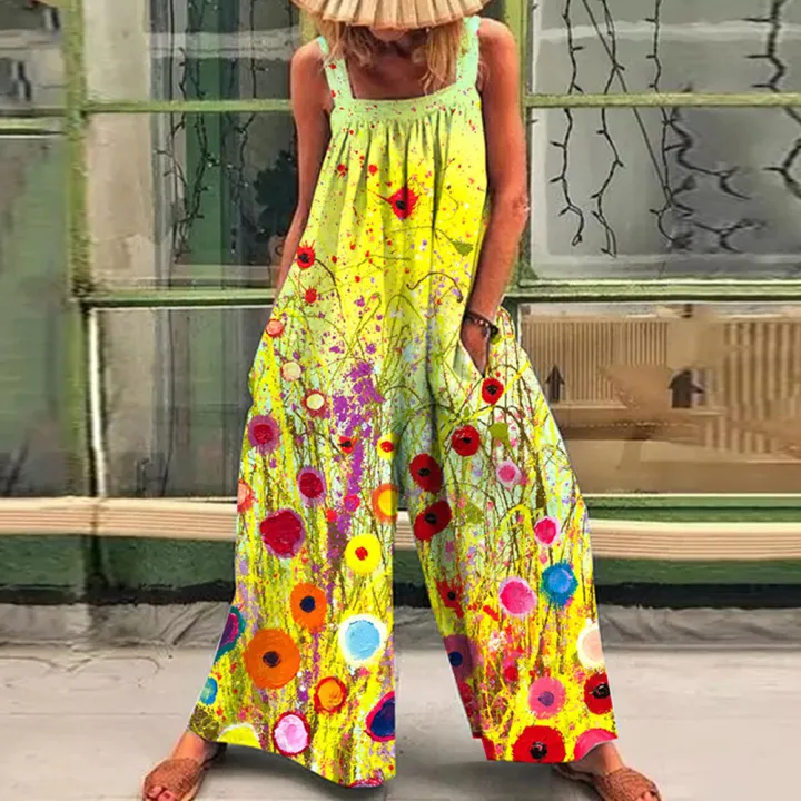 Yfashion%20Women%20Cotton%20Jumpsuit%20Fashion%20Printing%20Boat%20Collar%20Sleeveless%20Strap%20Rompers%20Loose%20Wide-leg%20Jumpsuits%20color%20-%20Image%205