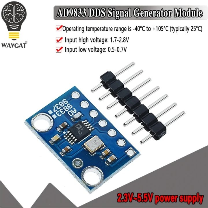 AD9833 Programmable Microprocessors Serial Interface Module Sine Square ...
