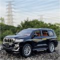 Die Cast Toyota Prado Model Car (1:24 Scale) - Toyota Prado SUV Jeep with Lights, Sounds & Pull Back Option by ZinZen. 
