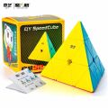 Pyramid Rubik Cube (Stickerless) - PYRAMINX Smooth Speed Cube - Pyramid Speed Magic Rubik's Cube. 