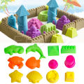Nice 6pcs/set Pyramid Sand Castle Clay Mold Building Model Beach Toys For Kids Child Baby W15. 
