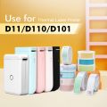 【SkinHorizon】Niimbot D11 D110 D101 Mini Label printer paper Printing Label Waterproof Anti-Oil Price Tape Scratch-Resistant Label Sticker. 