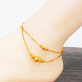 【Cheap】Imitation 18k gold anklet frosted first day shayo summer beach foot jewelry women's ornaments. 