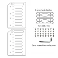 3.5 In Diy Hard Disk Bracket Bay Desk Computer External Hard Drive Shelf Rack Hdd Storage Box Organizer For C. 