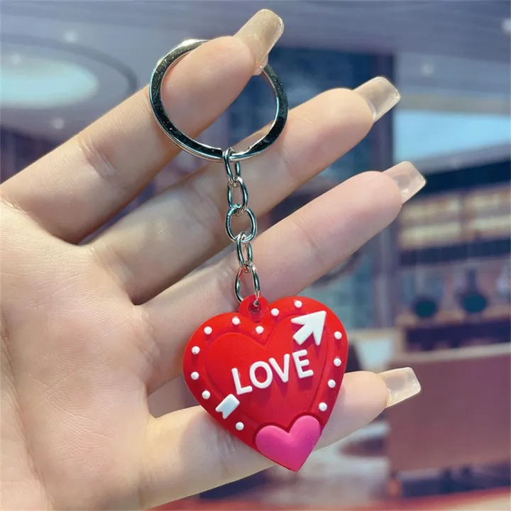 High-quality%20Keychain%20Mini%20Keychain%20Red%20Keychain%20Heart-shaped%20Keychain%20Cute%20Keychains%20Love%20Keyring%20-%20Image%206