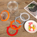 12 Pack Silicone Replacement Gasket, Airtight Rubber Seals Rings for Mason Jar Lids, Leak-proof Canning Silicone Fitting Seals for Glass Clip Top Jars. 