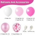 Pink and Blue Theme Complete Set Mega Pack Balloon Arch Garland Kit Multicolor Macaron Balloons Wedding Birthday Party Decoration balloons Garland Birthday celebration party decoration pink balloon theme Full set. 