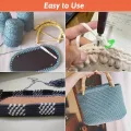 22*10cm Long Bottom for Knitted Bag Leather Bag Base Handmade Bottom With Holes MKL. 
