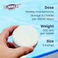 Casa De Amor Clorinaxx Swimming Pool Water Purifier Tablet Chlorine TCCA 90, 200 gm Tablets - 5 Tablets (1 Kg) (FROM INDIA)NUZ. 