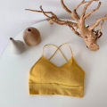 Women Cross Strap Sports Bra Top Women Push Up Sport Bra Yoga Gym Crop Top Brassiere Fitness Top Sport Bra Breathable Bras ZHANGNA. 