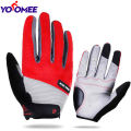 Yoomee 1 Pair Outdoor Men's Full Finger Cycling Gloves Mountain Bike Motorcycle Gloves Long Finger Bicycle Gloves. 