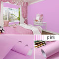 Vinyl Matte White Wallpapers Solid Color Contact Paper Self-Adhesive Wall Sticker Furnitures Covering Home Decor Walll in Rolls. 