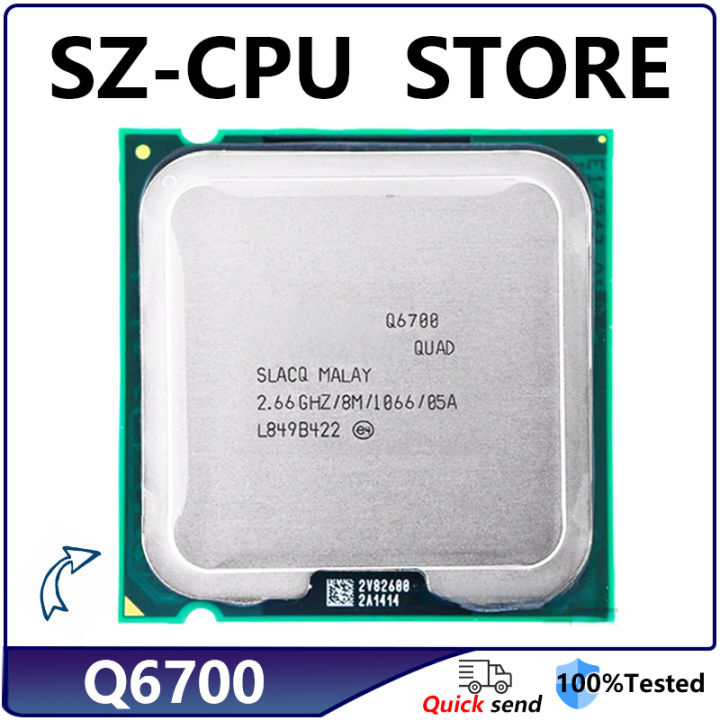 Core 2 Quad Q6700 2.6 GHz SLACQ Quad-Core CPU Processor Batch 8M 95W LGA 775