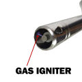 Stainless Steel Electronic Gas Lighter for lighting Gas Stove. 