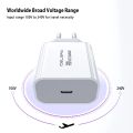 For Apple 18W Usb C Power Adapter 18W QC PD 3.0 Charger USB Type C Plug for IPhone 12 Pro Max Homepod mini Xiaomi Fast Charging. 