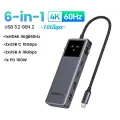 【New】UGREEN Uno USB C HUB 6-in-1 4K60Hz PD100W 10Gbps USB3.2 Splitter Adapter for Laptop Macbook Pro Air M3 Samsung S24 Ultra USB Expander Docking Station. 