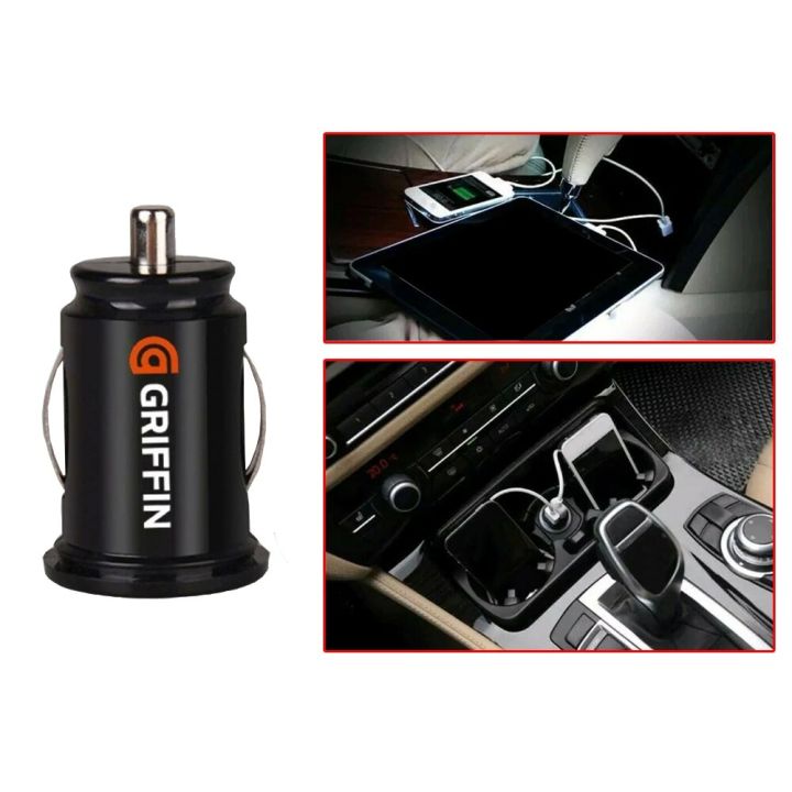 GRIFFIN 2 USB Car Charger Cigarette Lighter Adapter Charger Power Adapter Car Phone Charger for iphone for Xiaomi for Huawei