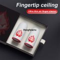 Dengfeierru Captain Chicken Ghost Fire Finger Set PUBG Mobile Game Breathable New style Gaming Controller Touch Screen Luminous Gaming Thumb Glove One. 