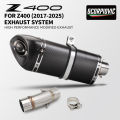 Motorcycle Exhaust Slip on For Ninja 400 Z400 2017-2021 51mm Tubo De Escape Muffler System Accessories. 