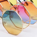 Irregular Shape Glasses Fashion Metal Sunglasses Unique Frame Design Girls Fashion Eyewear UV Protection Stylish Irregular. 