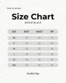 Nessie Black V Neck White Floral Printed A Line 3/4 Sleeve Kurta Fashion Women Clothing Traditional. 