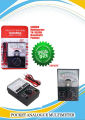 Pocket Analogue Multimeter, YX 1000A AC DC Voltage Current Resistance Test Continuity Multimeter Tester Measuring Meter. 