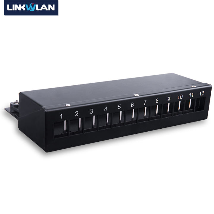 8 Port 12 Ports Empty Blank Patch Panel Keystone Enclosure Box Shielded ...