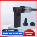 Outdoor Cordless 130000RPM Handheld Fan Compact High Power Hair Dryer Portable Camping TurboFan Speeds Adjustable Fan Brushless Car Dust Blower Vacuum Cleaner. 