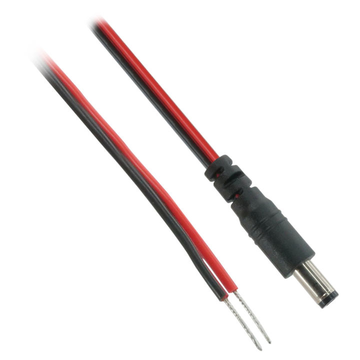 90%20CM%202.1mm%20x%205.5mm%20DC%20Barrel%20Coaxial%20Power%20Plug%20to%20Bare%20Open%20Ended%20Wire%20%20Cp%20000%20%20L%20-%20Image%202
