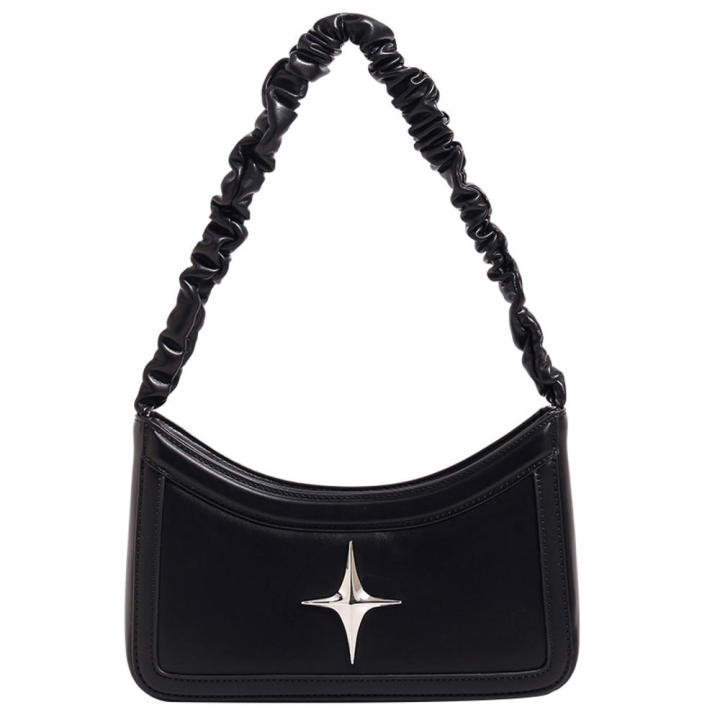 Fashion%20Vintage%20Shoulder%20Bag%20%20PU%20Leather%20Black%20Y2k%20Underarm%20Bag%20Pleated%20Crossbody%20Bag%20for%20Daily%20Use%20Streetwear%20Accessory%20Fashion%20Enthusiasts%20Gift%20-%20Image%209