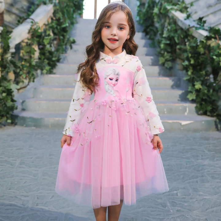 Long%20Sleeve%20Elsa%20Dress%20Princess%20Costume%20Girls%20Party%20Dress%20Cosplay%20Costume%20Christmas%20Performance%20Dress%20-%20Image%203