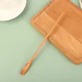 1Pc Wooden Spoon Kitchen Cooking Utensil Honey Dessert Coffee Soup Teaspoon Catering For Kitchen Long Handled Wooden Spoon. 