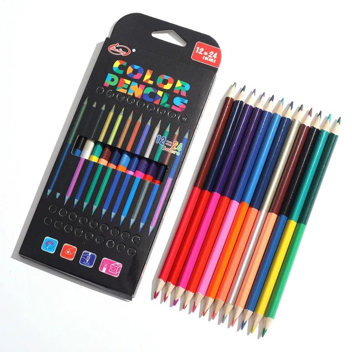 12%20s%20Double%20Head%20Sketching%20Pencils%20Color%20Colored%20Pencils%20Set%20Set%20Coloring%20Drawing%20Painting%20Pencils%20Art%20Student%20Artist%20Supplies%20-%20Image%203