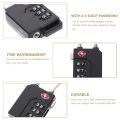 1 s Luggage Combination Lock Portable TSA Approved Security Cable Luggage Lock 3-Digit Combination Password Lock Padlock. 