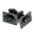 QUANBU 2Pc Tweeters Piezoelectric Tweeter Loudspeaker Ceramic Buzzer Treble Square Audio Speaker. 