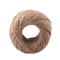100 Meter - Natural Textured Hessian Jute Twine String 1mm. 