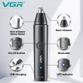 VGR Branded V-613 Ear, Nose & Eyebrow Trimmer Professional USB Rechargeable Nose Trimmer for Men and Women Nose Clippers Eyebrow Facial Hair Trimmer Body Grooming Kit. 