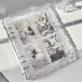 A5 Acrylic Transparent Shell Loose-Leaf Photo Album 6 Hole Acrylic Album Binder Photocard Binder. 