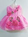 Kids Party Frock pink Color. 