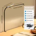 Double Head LED Desk Lamps Stepless Dimmable Led Computer Monitor Light USB Table Lamp for Office Study Reading Lighting Fixture. 