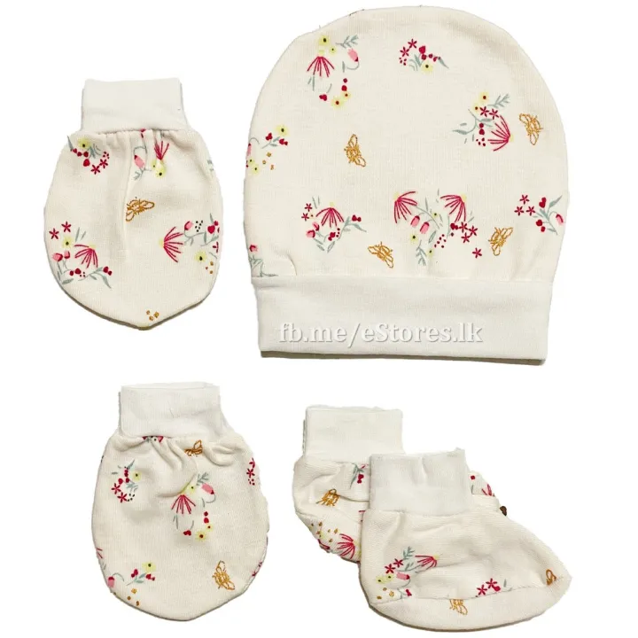 Baby's%205%20Pcs/Set%20Newborn%20Baby%20Anti-Scratch%20Births%20Cap%20Glove%20Socks%200-3%20Months%20Baby's%20Accessories%20Set%20Newborn%20Baby%20Item%20-%20Image%202