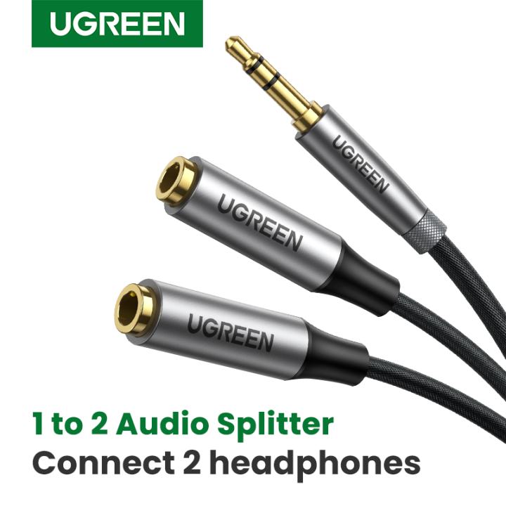 UGREEN%20Headphone%20Splitter%20Cable%203.5mm%20Y%20Audio%20Jack%20Splitter%20Extension%20AUX%20Cable%203.5mm%20Male%20to%202%20Port%203.5%20mm%20Female%20AUX%20Adapter%20-%20Image%202